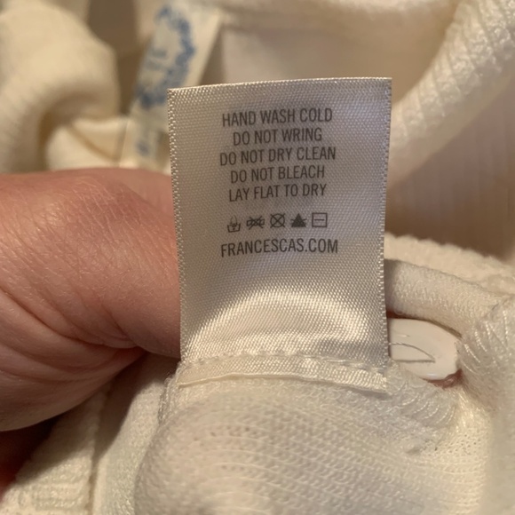 Blue Rain One Shoulder Knit Top White Large NWT - Picture 6 of 6